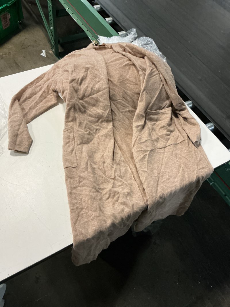 Condition photo showing Good Condition for mongolian cashmere robe, m, oatmeal
