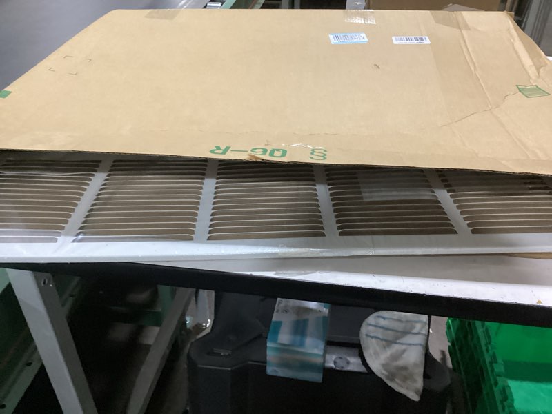 Condition photo showing Good Condition for VOISEN Return Air Grille,Fits 30x8 Duct Opening,Steel Return Vent Cover, White Vent Cover Grill for 