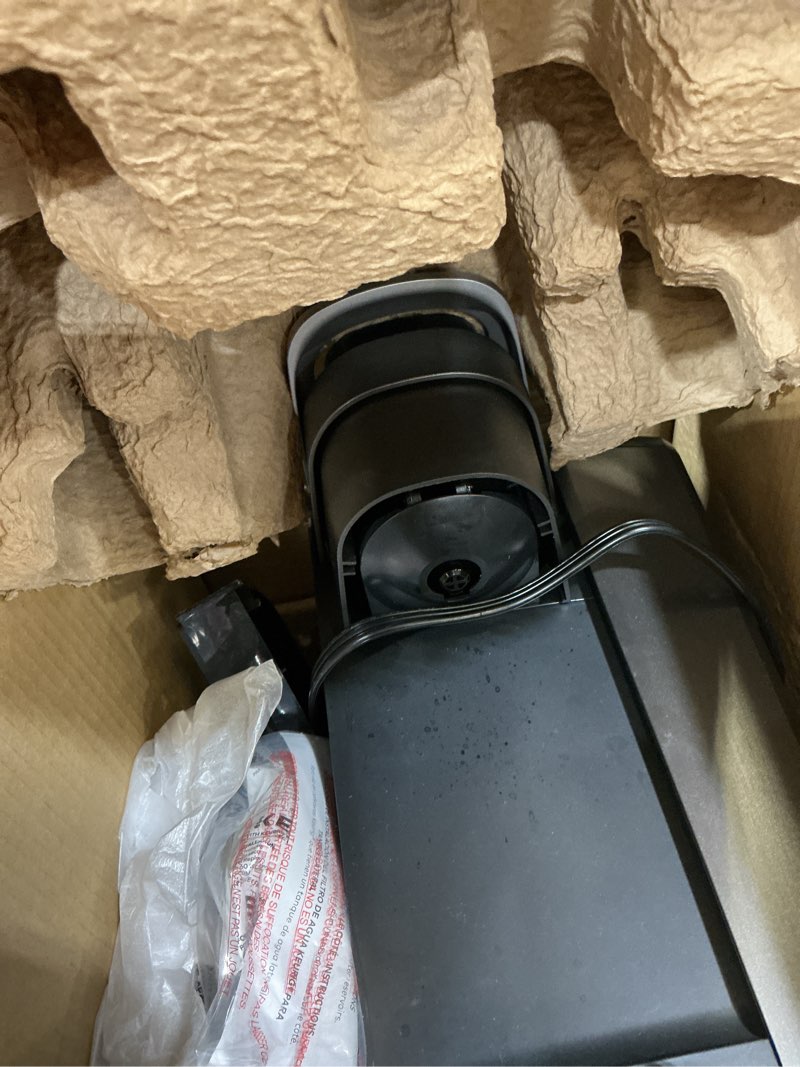 Condition photo showing As Is for keurig k-elite single serve k-cup pod coffee maker, with strength and temperature control, iced coffee capability, 8 to 12oz brew size, programmable, brushed slate