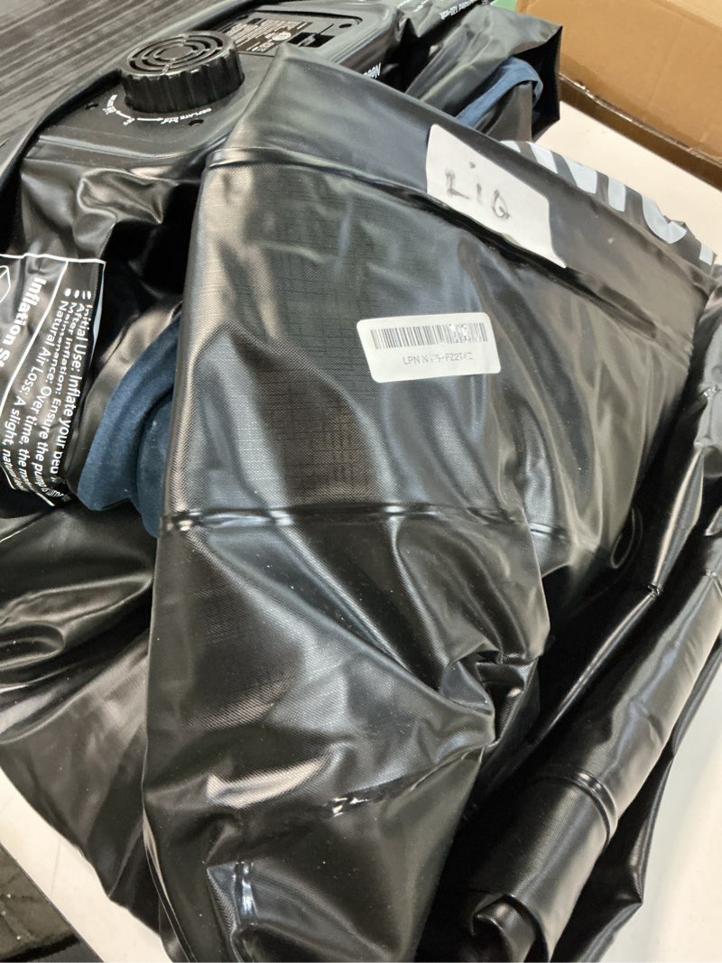 Condition photo showing As Is for Queen Air Mattress with Built in Pump, 18" Raised Comfort, Multi-Layer Leakproof, Heavy-Duty Support Blow Up Mattress, 800lbs High Capacity, 3 Min Inflation for Home Camping Guests