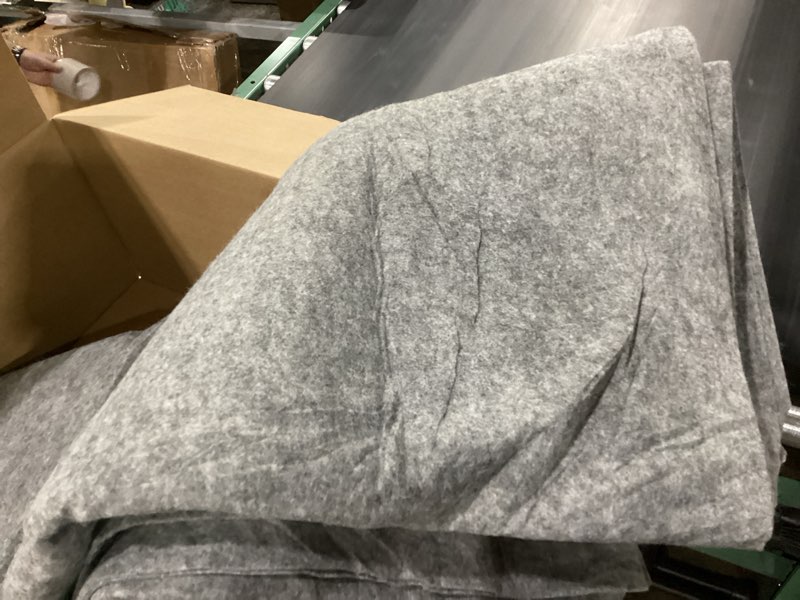 Condition photo showing As Is for felt rug pad - 6x9 foot extra large area liner for all floors and trims, thick pad for hardwood floors under rugs, keeps rugs softly and securely in place 6'x9' 1/4'' thick