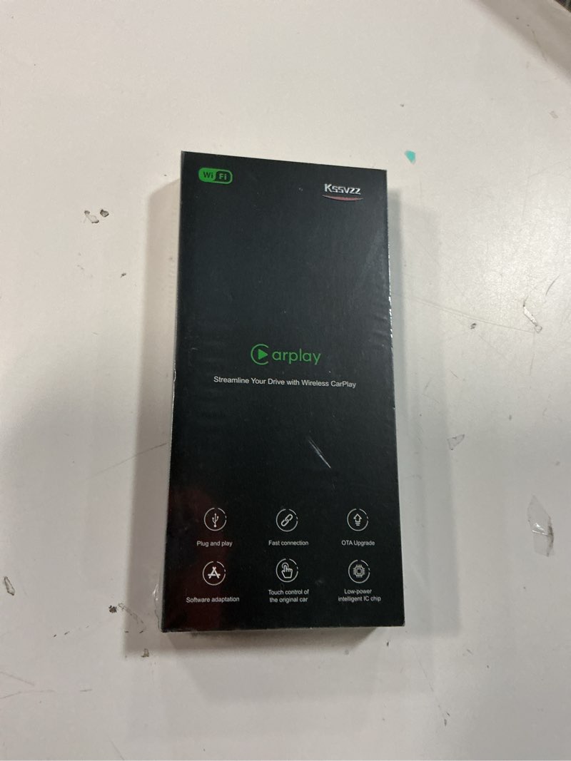 Condition photo showing New/Like New for wireless carplay adapter - mini car play wireless adapter, plug & play carplay dongle compatible with apple iphone 6+/ios10+ & cars built-in carplay