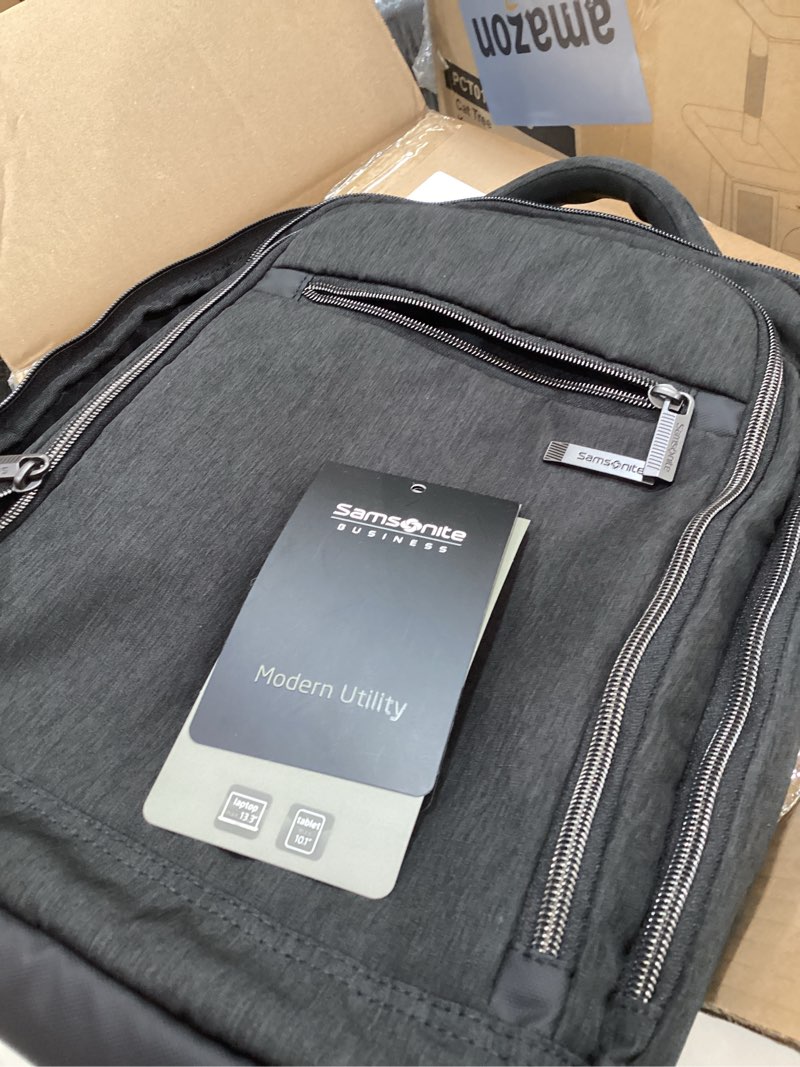 Condition photo showing Good Condition for samsonite modern utility mini laptop backpack, charcoal heather, one size