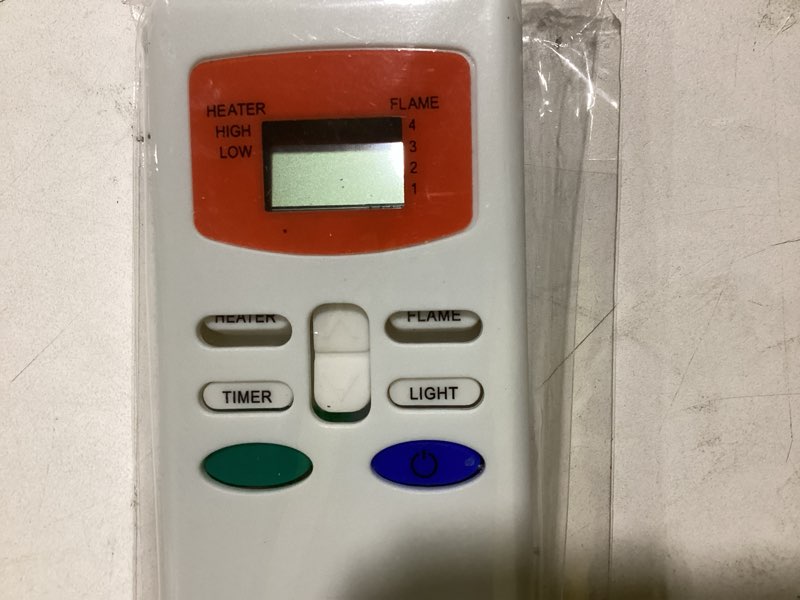 Condition photo showing Good Condition for replacement remote control for hht simplifire electric fireplace sf-all40-bk sf-all48-bk sf-all60-bk sf-all84-bk sf-allp50-bk sf-allp60-bk sf-allp72-bk sf-sc43-bk sf-sc55-bk sf-sc78-bk