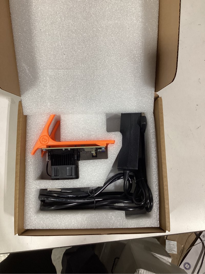 Condition photo showing Good Condition for bitaxe gamma 601 solo bitcoin miner, hash rate 1.2th/s bm1370 asic chip 18w/th btc lottery crypto miner with open-source system,low noice,plug & play orange