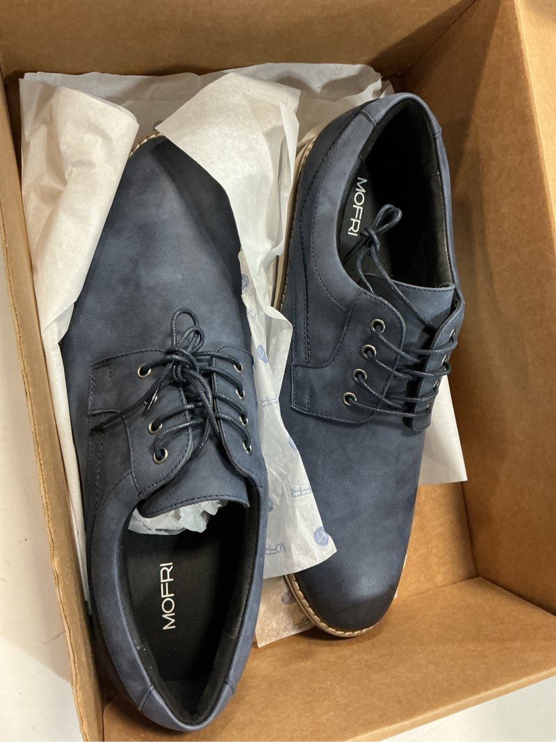 Condition photo showing Good Condition for men's classic formal dress shoes business oxford derby 14 navysuede07