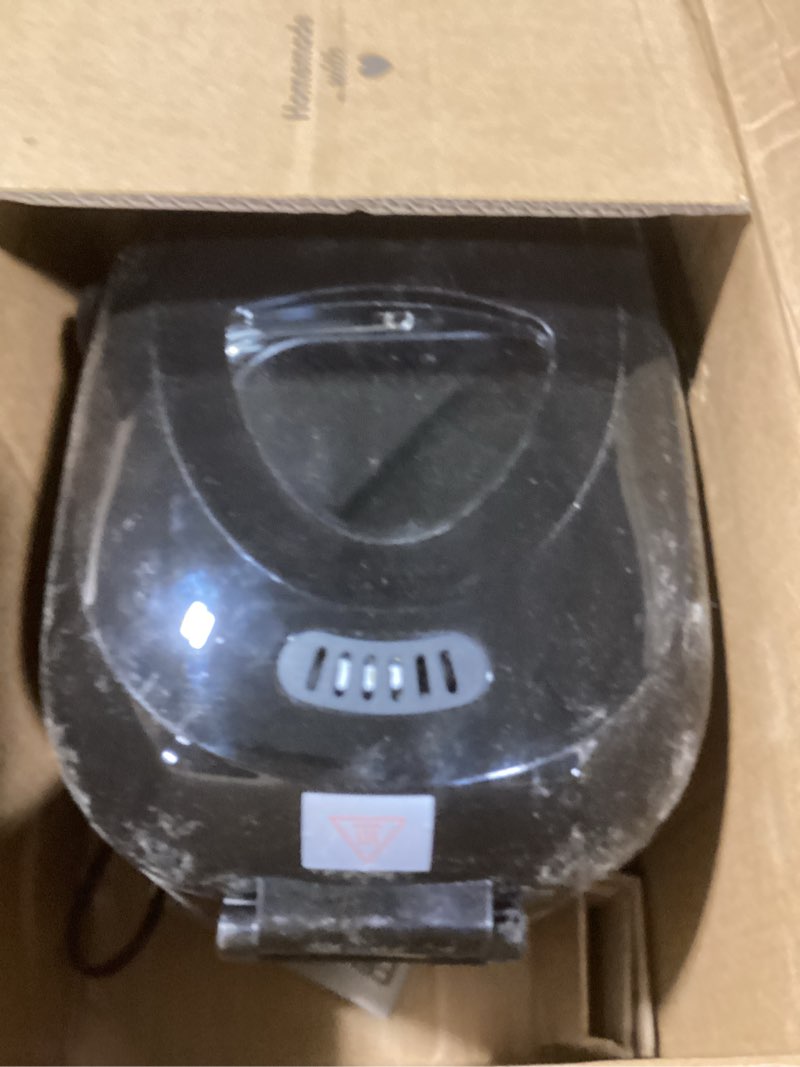 Condition photo showing As Is for Elite Gourmet Programmable Bread Maker, 2 lb Loaf, 3 Sizes, 19 Presets incl. Gluten-Free, Dough & Jam, Delay Timer, Black