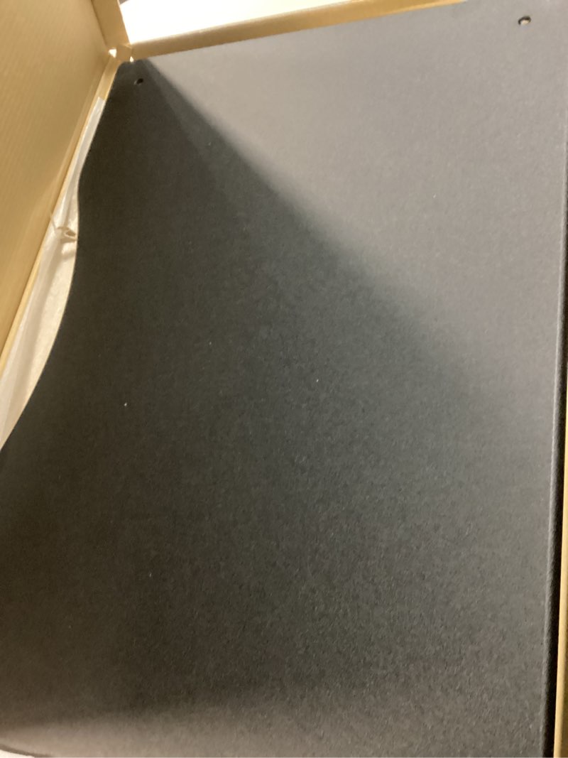 Condition photo showing As Is for Monolith 124795 Amplifier/Component Stand, 23.8 x 16.7 x 4.7 Compatible with Bose, Polk, Sony, Yamaha, Pioneer & Others, Black