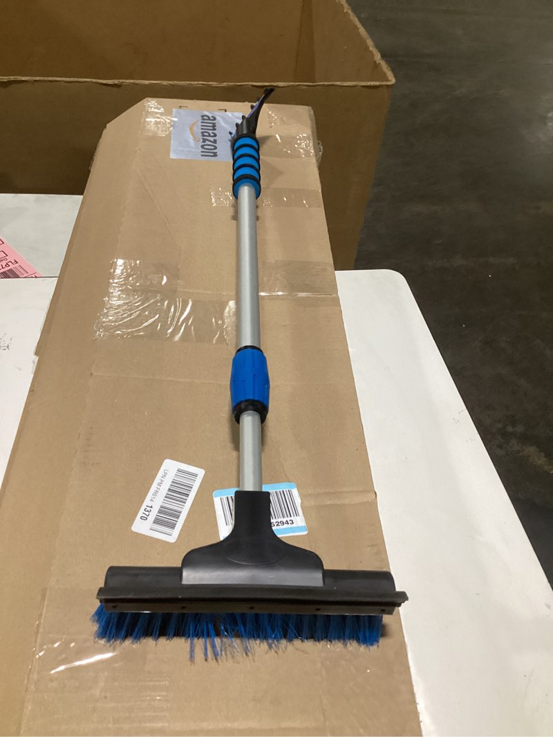 Condition photo showing As Is for Mallory 581-E Mallory Telescoping Sport Utility Snow Broom with 8" Head (Colors may vary) 48" Colors May Vary