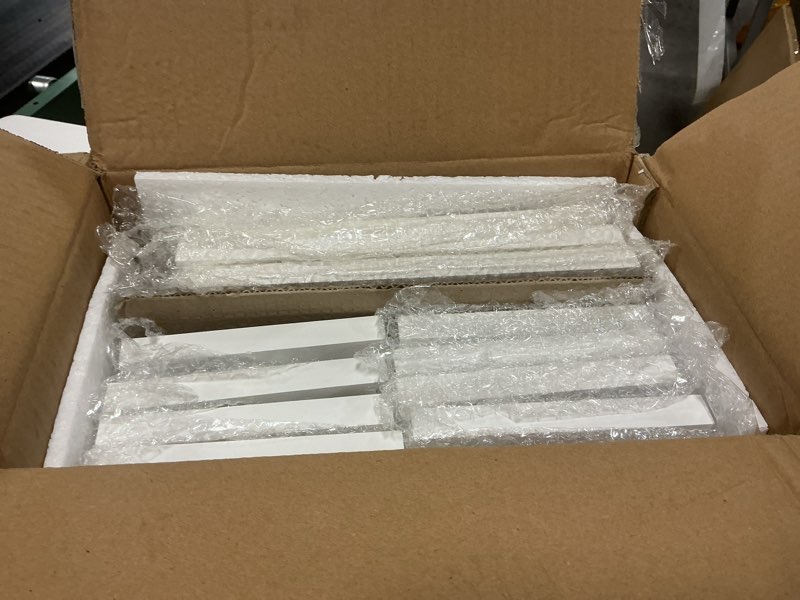 Condition photo showing Good Condition for ray & chow white gallery wall picture frames kit,set of 11 frames,solid wood and glass window,made to display 8x10 5x7 without mat or 5x7 4x6 pictures with mat,hanging hardware included