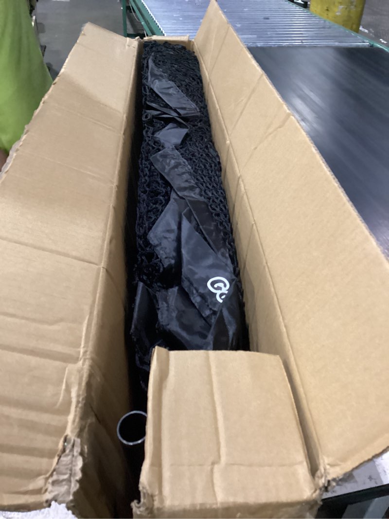 Condition photo showing New/Like New for gosports golf practice hitting net - choose between huge 10 x 7 ft or 7 x 7 ft nets - personal driving range for indoor or outdoor use - designed by golfers for golfers pro 10'x7' golf net - black