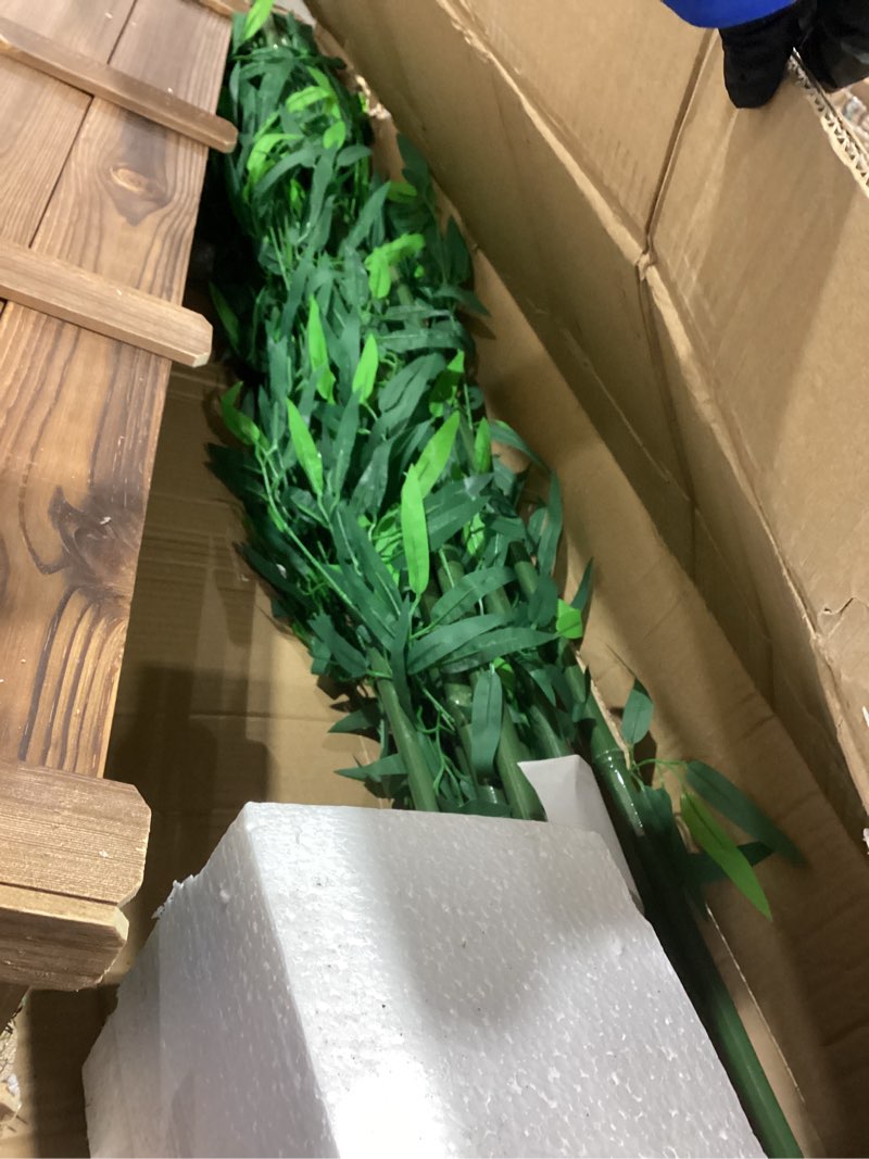 Condition photo showing As Is for fake plant display