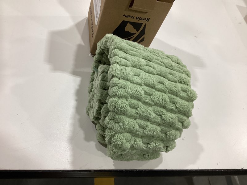 Condition photo showing Good Condition for kevin textile spring 12x20 inch pillow cover 1 pack boho decorative soft striped corduroy lumbar farmhouse solid color accent rectangle cushion case for living room couch sofa bed, sage green 20" x 12" (pack of 1) sage green