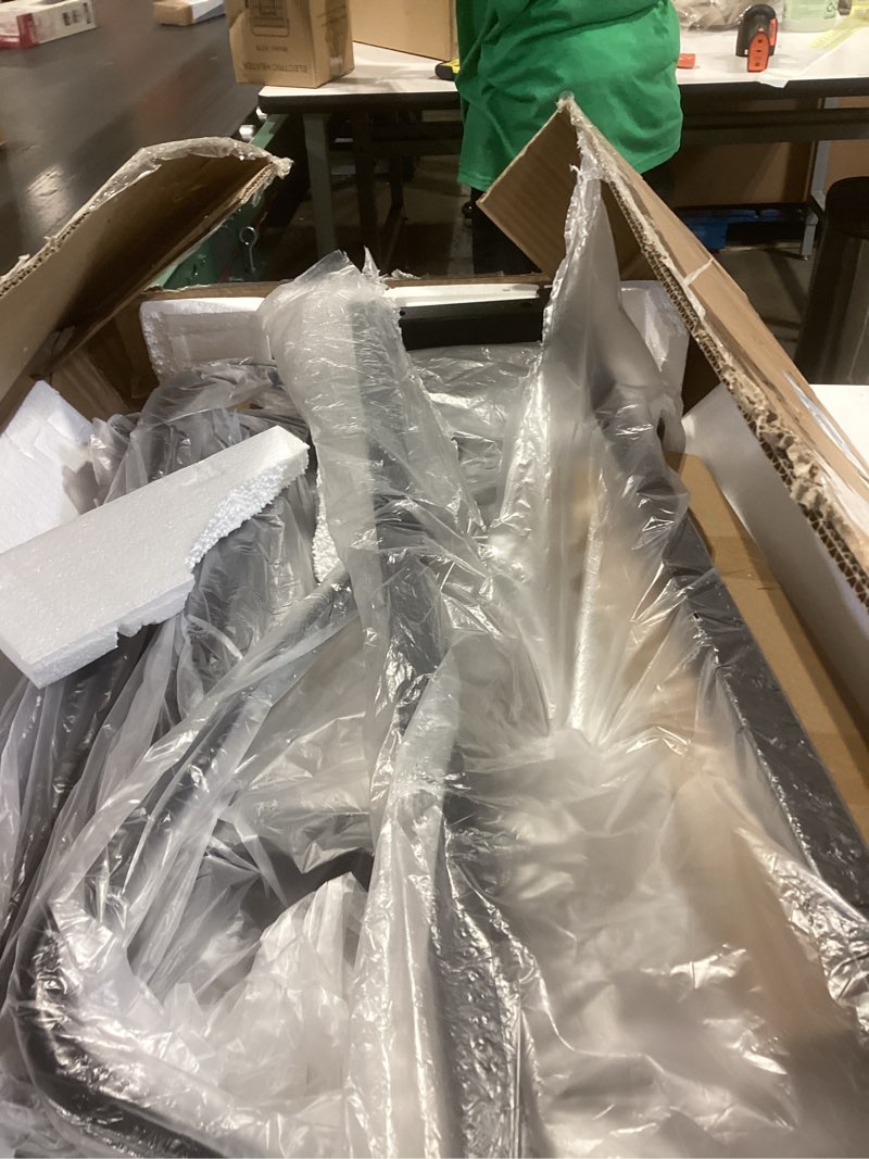 Condition photo showing Good Condition for Overbed Table with Wheels, Adjustable Height and Length Over Bed Desk, Hospital Heavy Duty Metal Leg Laptop Stand for Adults