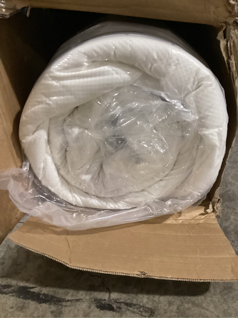 Condition photo showing Good Condition for 12 Inch Mattress Queen Size - 2026 Upgraded Hybrid Cooling Gel Memory Foam & Pocket Coils, Medium Firm Mattress in a Box for Back Neck Pain Relief, Motion Isolation, Edge Support, Breathable, White