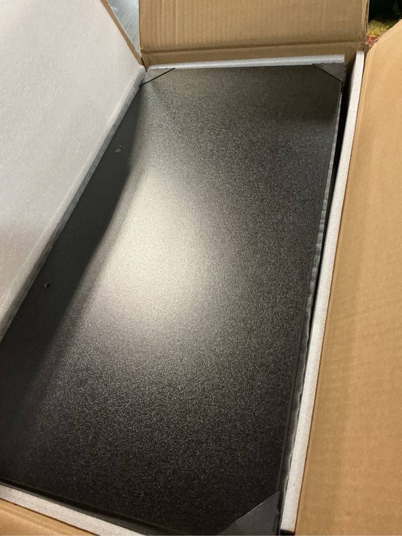 Condition photo showing Good Condition for Small Standing Desk with Wheels, Mobile Stand Up Desk, Portable Standing Table on Wheels for Walking Pad, Rolling Computer Desk Adjustable Height, Tall Table Black