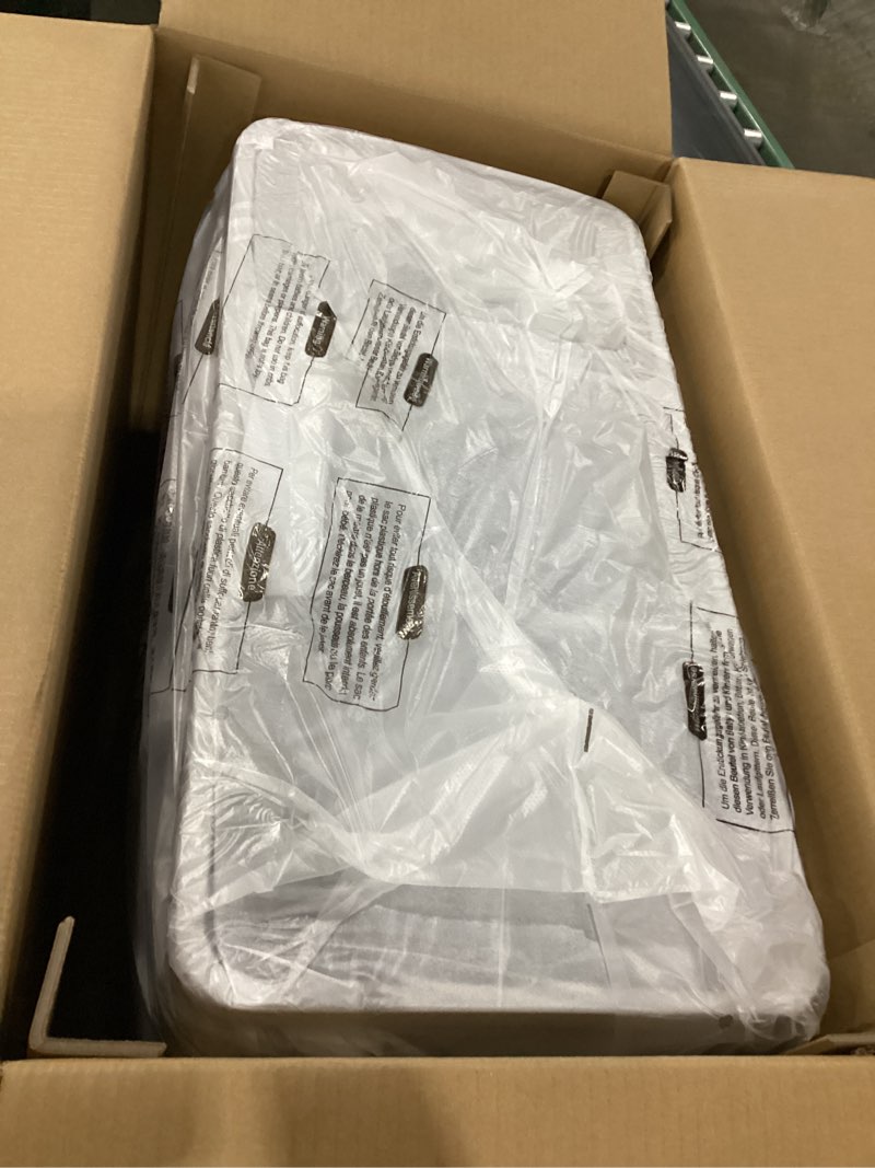 Condition photo showing New/Like New for SONGMICS Trash Can, 3 x 4.8 Gallon Garbage Can, 14.4 Gallon Recycle Bin with Soft-Close Lids, Pedals, and Inner Buckets for Kitchen, Stainless Steel, Silver and Black ULTB54NL