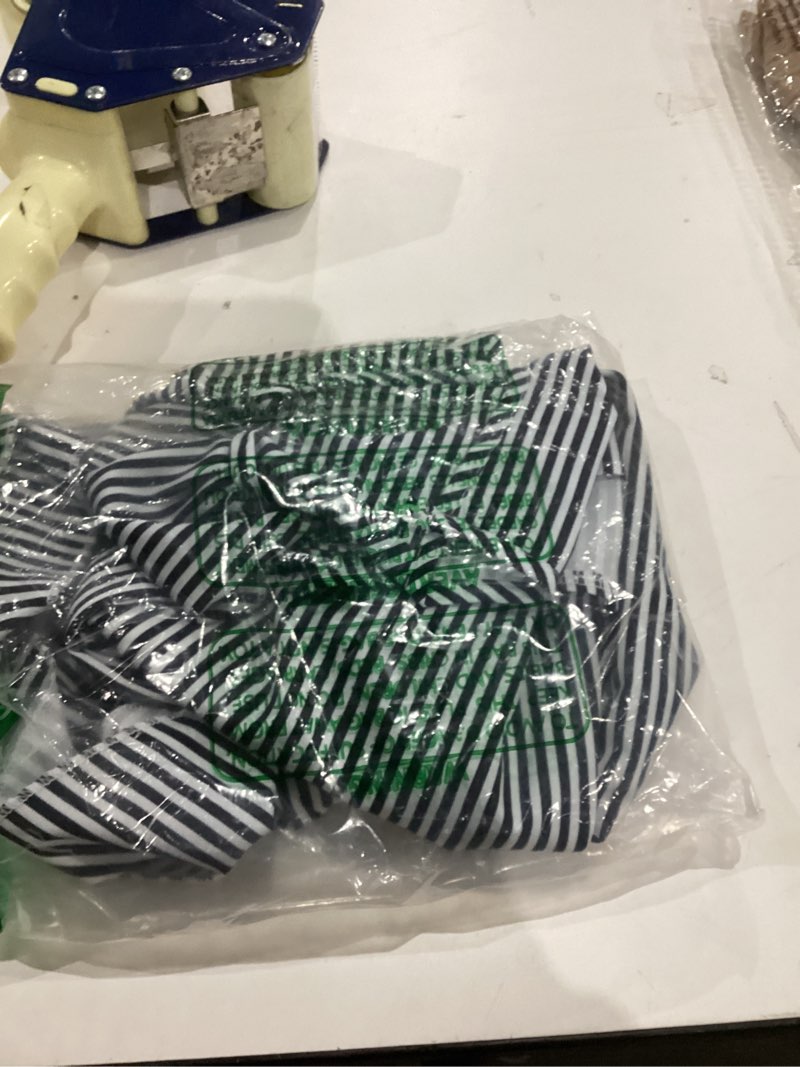 Condition photo showing New/Like New for SOLY HUX Women's Striped Ruffle Round Neck Blouse