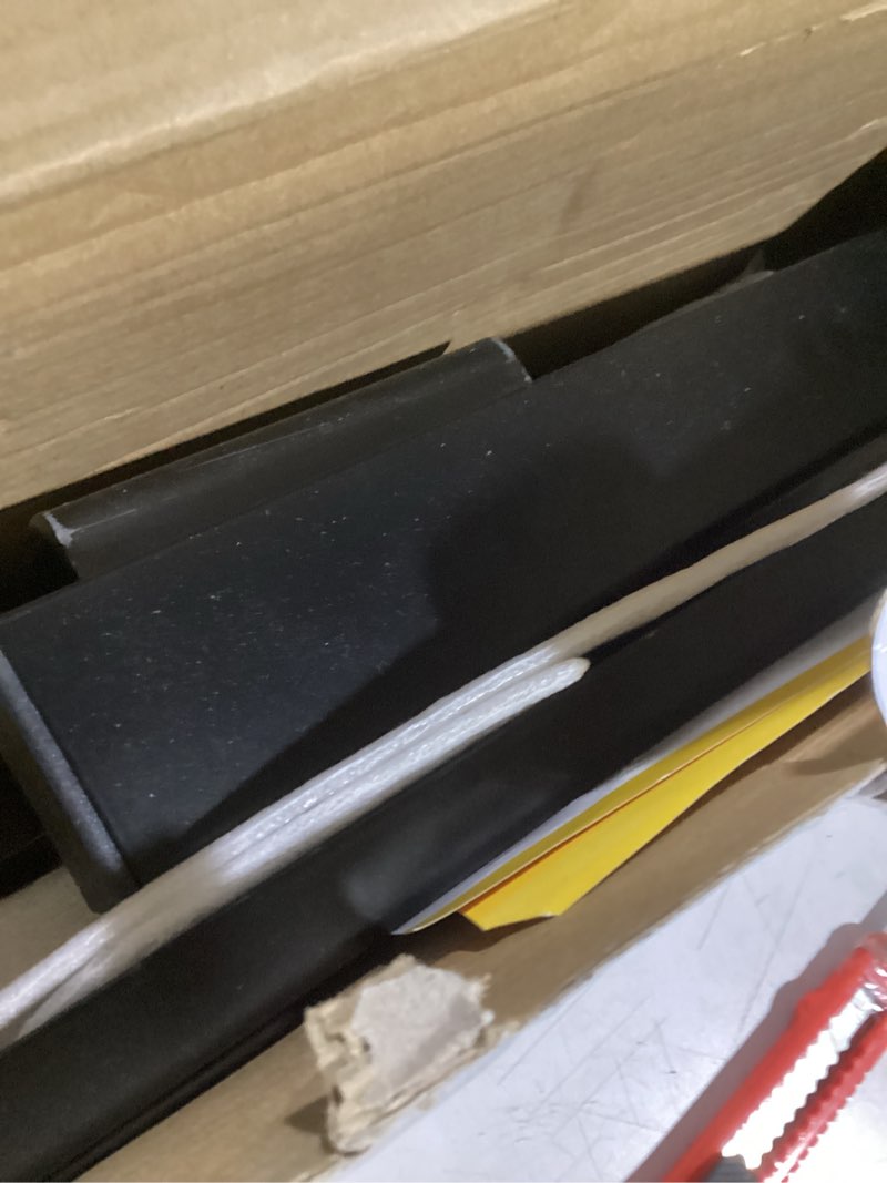 Condition photo showing As Is for headboard brackets for metal bed frame adjustable brackets for headboard with footboard extension kit fit twin full queen king 2 pack matte black 11.8" w x 10" d