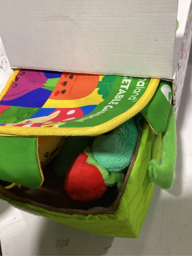 Condition photo showing New/Like New for hahaland Baby Toys 6-12 Months - Fruits Vegetables Garden Plant Plush - 6 Month Old Toys Montessori Sensory Toy Carrot Flower with Rattles Mirror Squeaker Textures Crinkle Tissues Easter Baby Gifts