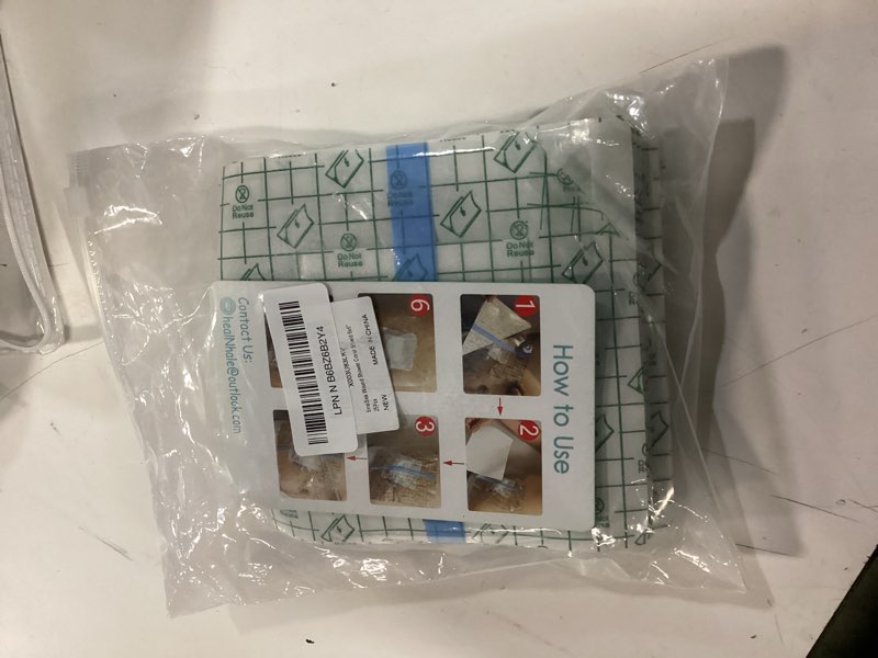 Condition photo showing New/Like New for Waterproof Dialysis Port Shower Cover Pd Catheter Shower Shields Chemo Port Shower Protector 6"x6" Picc Line Bandage with Non-Stick Center Pad for Showering Patch (Pack of 25) With Central Pad 6x6 Inch (Pack of 25)
