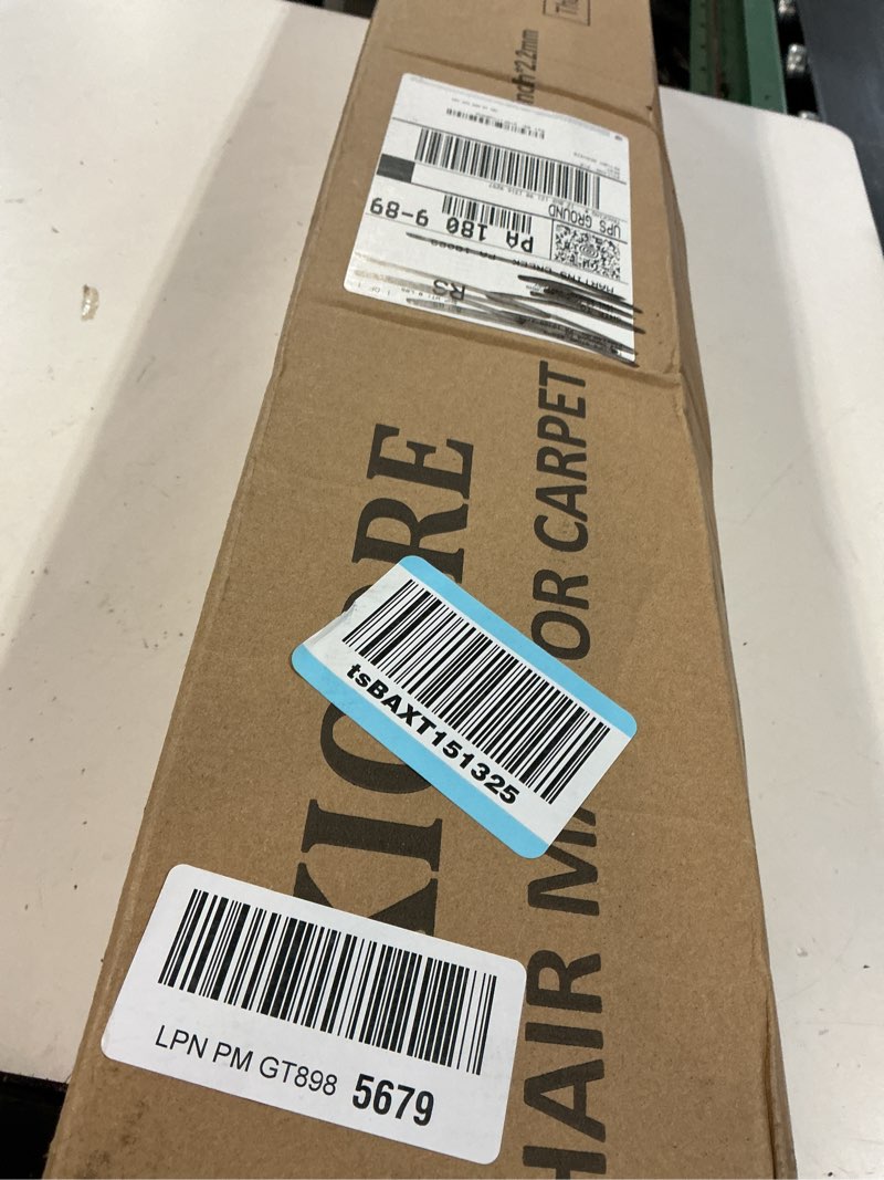 Condition photo showing New/Like New for office chair mat for low pile carpet with lip, 36" x 48" clear plastic heavy duty floor protector, smooth glide desk chair mat for rolling chairs, computer chair mat for home office?gaming-black 36"x 48"
