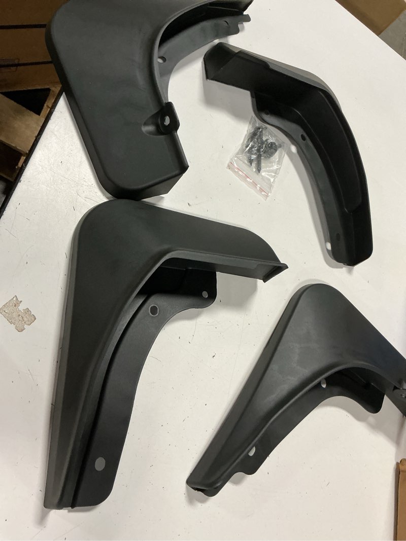 Condition photo showing As Is for autopa 4pcs no-drill digitalfit mudflap kit front and rear mud guard set w/o fender flares for toyota corolla 2009-2013