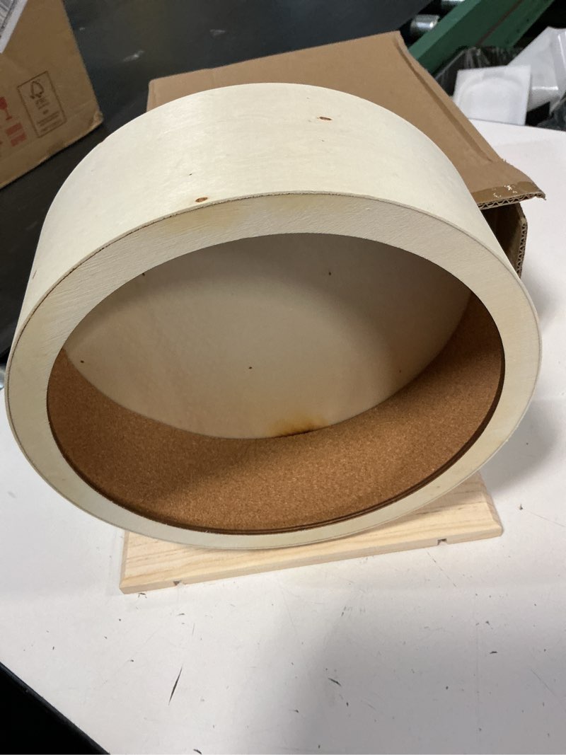 Condition photo showing Good Condition for antiai hamster wooden silent wheel, 9.8 inch small animal exercise wheel accessories, quiet spinner hamster running wheels prevent depression toys for hamsters, gerbils, mice and other small pets?l?