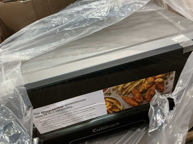 Condition photo showing Good Condition for cuisinart 14-in-1 space-saving air fryer toaster oven