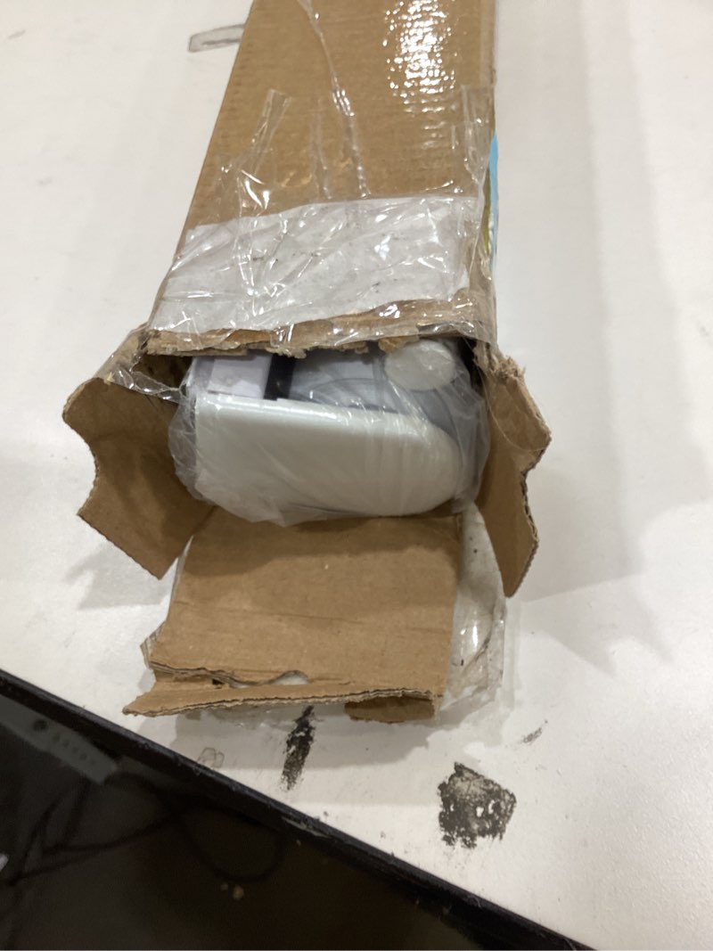 Condition photo showing As Is for ChrisDowa Cordless Blackout Roller Shades for Windows, Thermal Insulated UV Protection Pull Down Shades, Total Blackout Window Blinds for Home, Office, Bedroom, Door (20" W x 72" H, White) 20"W x 72"H White