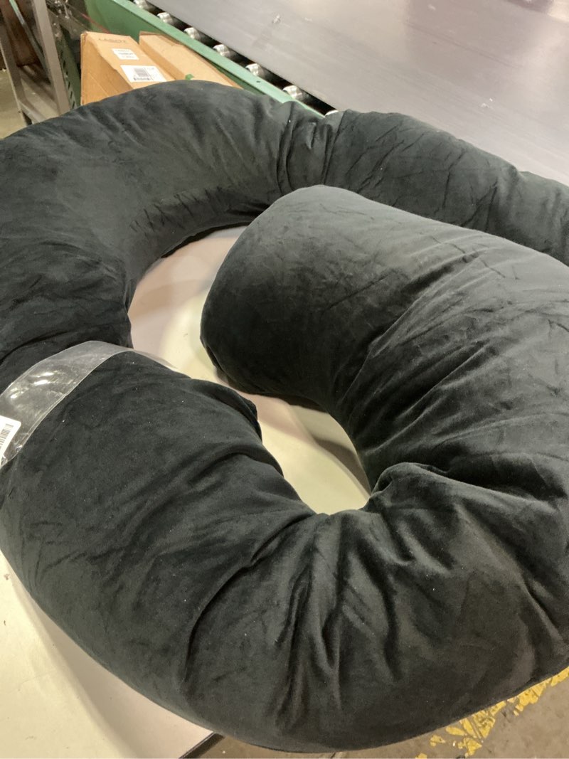 Condition photo showing item condition for Pregnancy Pillow, G-Shape Full Body Pillow, Maternity Pillow for Side Sleeper, Pregnancy Body Pillow for Pregnant Women Suppor, Hip Relief with Washable Cover (Black)