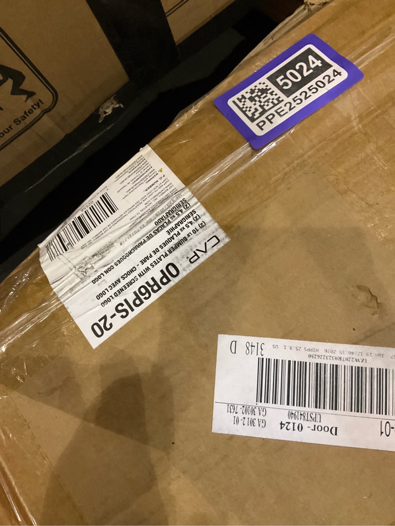 Condition photo showing As Is for CAP Barbell Rubber Olympic Bumper Plate | Multiple Options/Colors Economy 10lbs - Pair