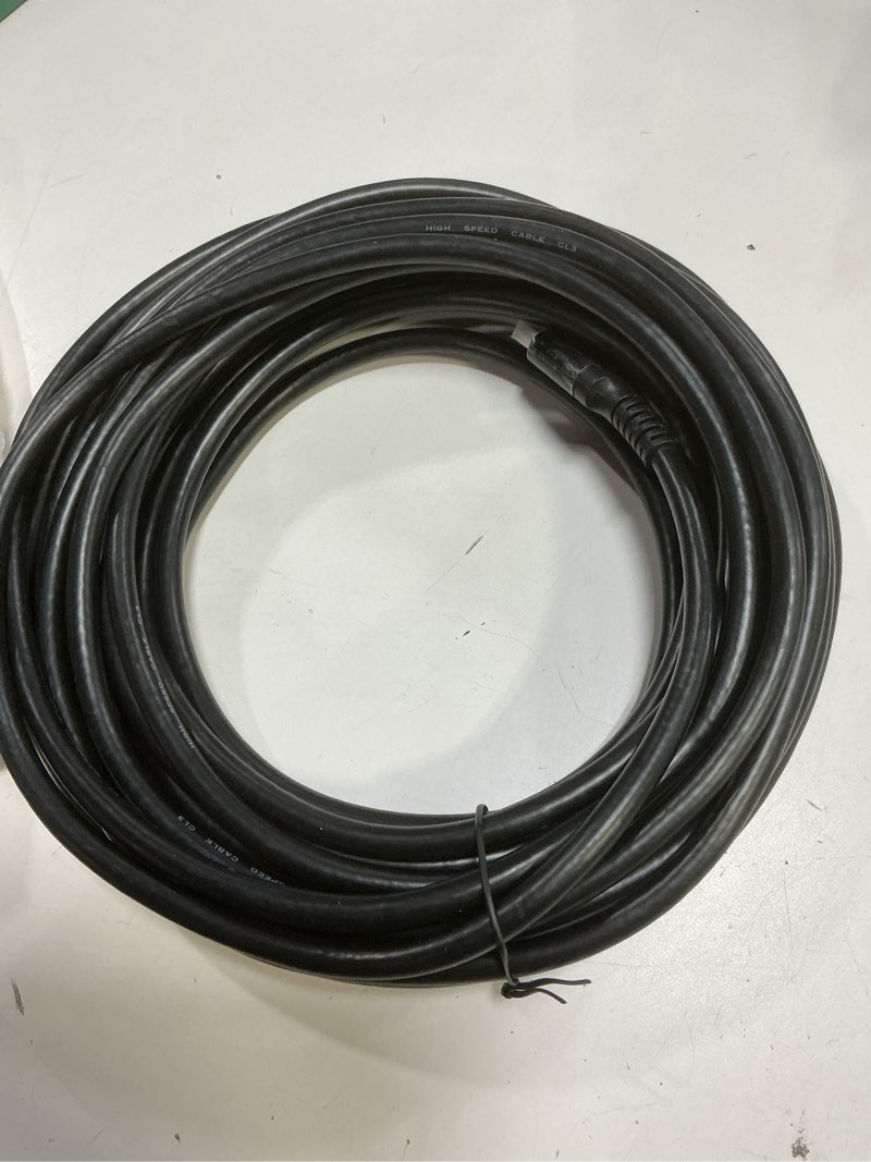 Condition photo showing Good Condition for Highwings HDMI Cables 35FT Long, 8K Ultra High Speed HDMI 2.1 Cable [in-Wall CL3 Rated, 48Gbps] 8K@60 4K@120Hz/144Hz, HDMI Cord eARC HDCP 2.2 & 2.3, Compatible for Xb/X/S/HDTV/GPUs 30 & 40 Series 35 feet Bidirectional Black