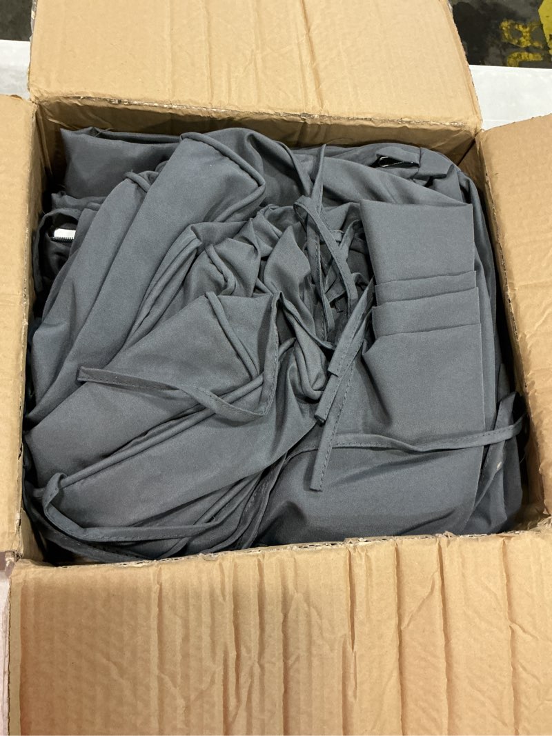 Condition photo showing Good Condition for aoxun 11pcs patio cushion covers replacement, waterproof outdoor furniture cushion covers with zipper and non-slip bottom, patio sofa couch 3 sizes for patio sectional, covers only (grey) 11 pcs grey