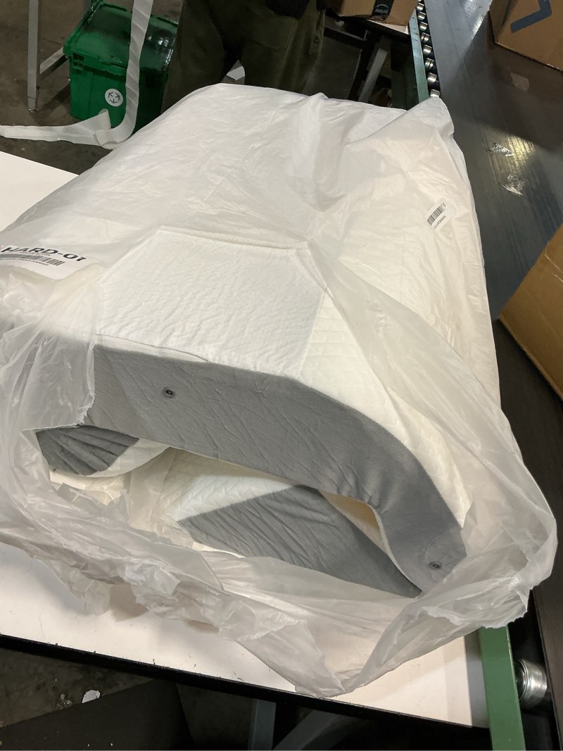 Condition photo showing Good Condition for 3PCS Wedge Pillow Set for After Surgery, 10-in-1 Adjustable Wedge Pillow for Acid Reflux Relief, Bed Wedge Pillows for Sleeping, Snoring & Back Pain Relief, Sit up Pillow for Bed, White White/Grey 3pcs