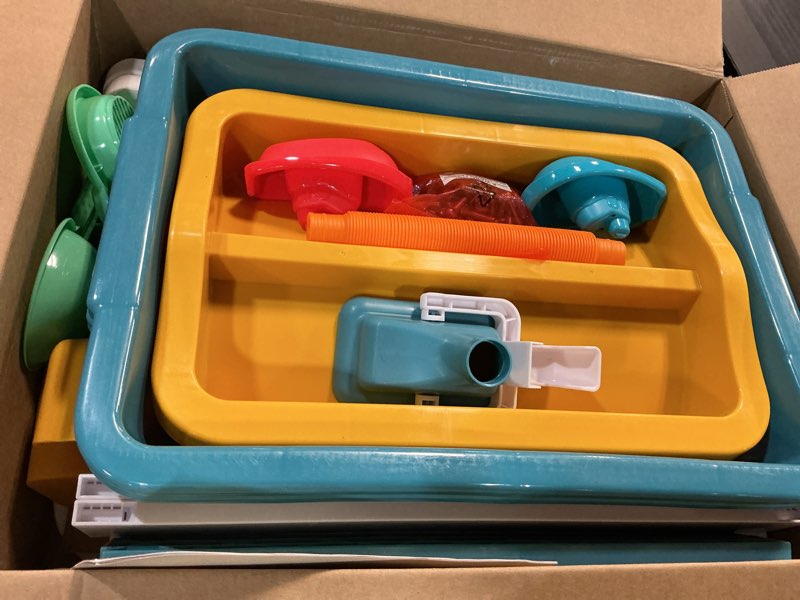 Condition photo showing Good Condition for little acorn, water table for toddlers 1-3 | outdoor toys for toddlers 1-3 | sensory sand & water play table for kids boys & girls