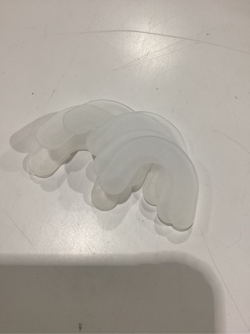 Condition photo showing As Is for bite wafers for orthodontic braces - therapy wafer latax free, relieve pain from braces, teeth pain relief chewies, night mouth guard alternative (cherry, 10 pcs)