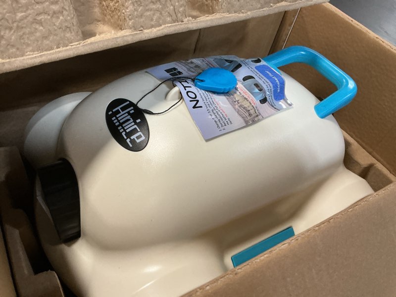 Condition photo showing As Is for Cordless Robotic Pool Cleaner,Automatic Pool Vacuum Robot for In-Ground/Above Ground Pools,150 Min Runtime, IPX8 Waterproof, 2200 Sq Ft Coverage (White)