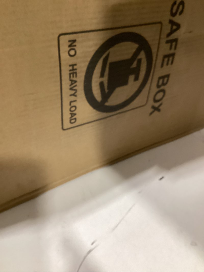 Condition photo showing Good Condition for Bonsaii Safe Box with Key Lock, Steel Security Lock Box, 0.23 Cubic Feet, 9.06" W x 6.69" D x 6.69" H, Small Hidden Safe for Cash Jewelry