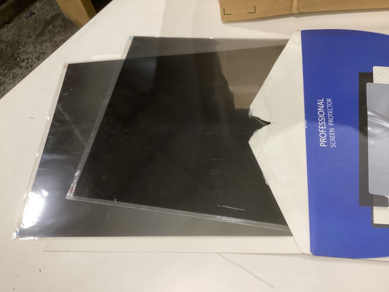 Condition photo showing Good Condition for [2-pack] 24 inch privacy screen for computer monitor 16:9 aspect ratio, eye protection anti blue light glare shield, 24inch removable black blackout anti spy desktop security private filter