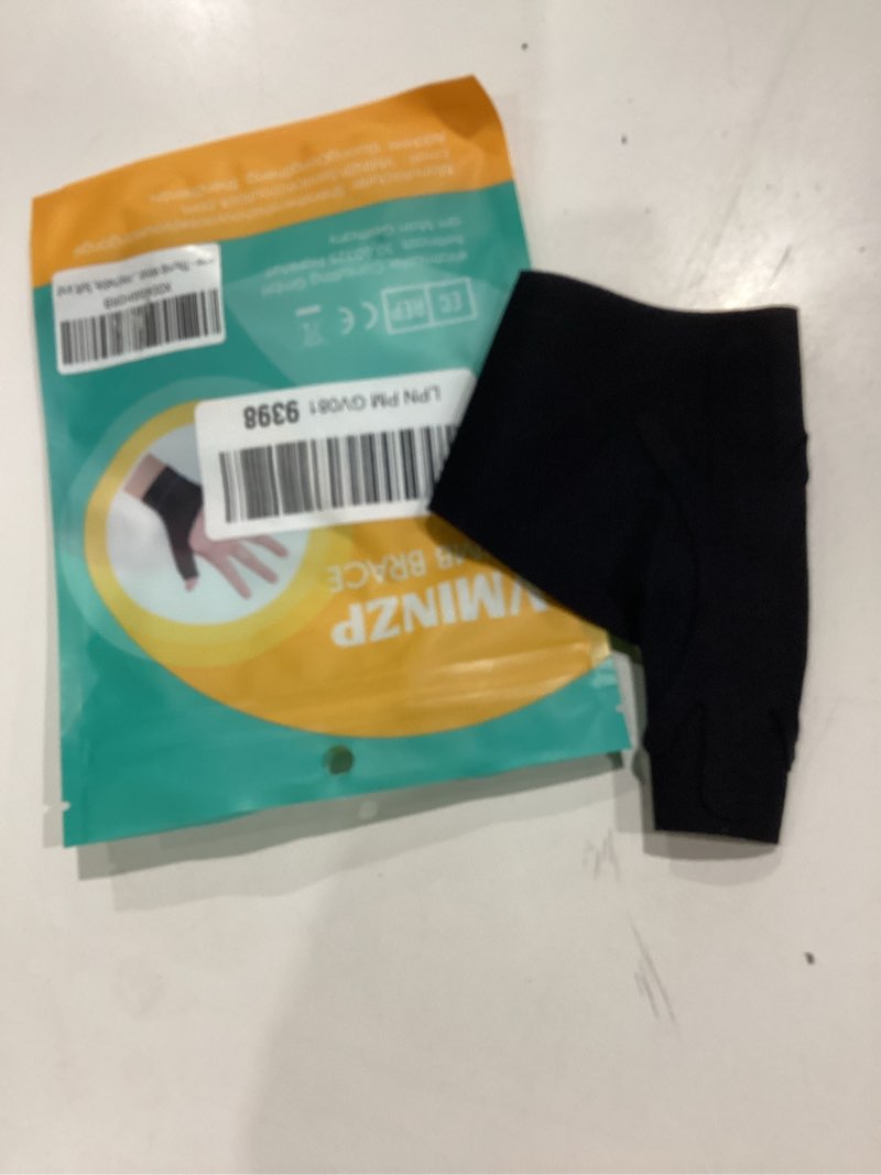 Condition photo showing Good Condition for thumb wrist brace compression stabilizer thumb support spica splint for carpal tunnel, arthritis, tendonitis and tfcc pain relief - women & men - fits left or right hand - breathable, soft large