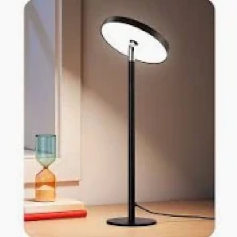EDISHINE LED Table Lamp with 2 Adjustable Height, 5%-100% Dimmable & 3 Color Temperature, Touch Cont