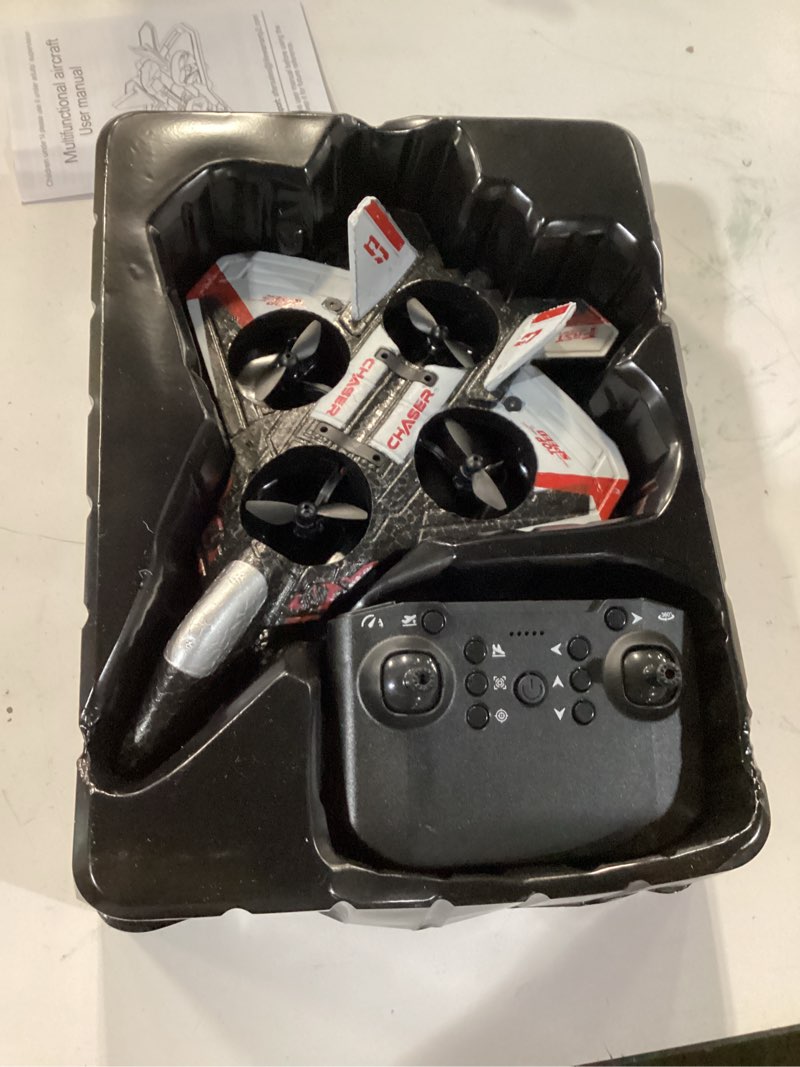 Condition photo showing Good Condition for rc plane, foam remote control airplane, drone for kids, rc aircraft for boys and girls, fighter jet helicopter with led lights, altitude hold, 360° flip stunt rotation, speed adjust flying toy red