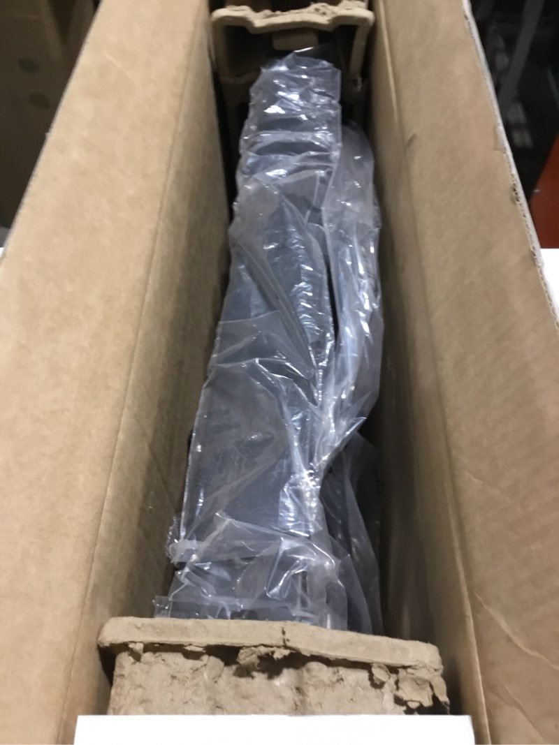 Condition photo showing As Is for Comfort Zone 1500W Ceiling Mounted Dual Quartz Radiant Heater – Infrared Workshop Heater with 90° Adjustable Tilt, Built-in Halogen Light & Pull String Control – Overheat Protection, Black