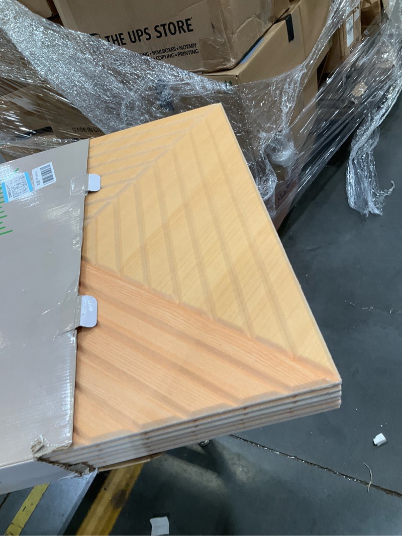 Condition photo showing Good Condition for 6 pack acoustical wall panels, 24in x 24in 