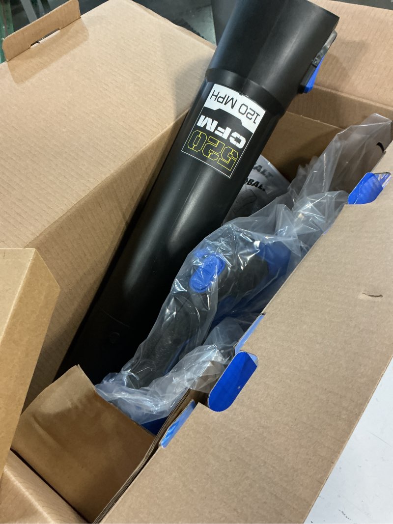 Condition photo showing As Is for (wrong size battery )kobalt gen4 40-volt 520-cfm brushless handheld cordless electric leaf blower