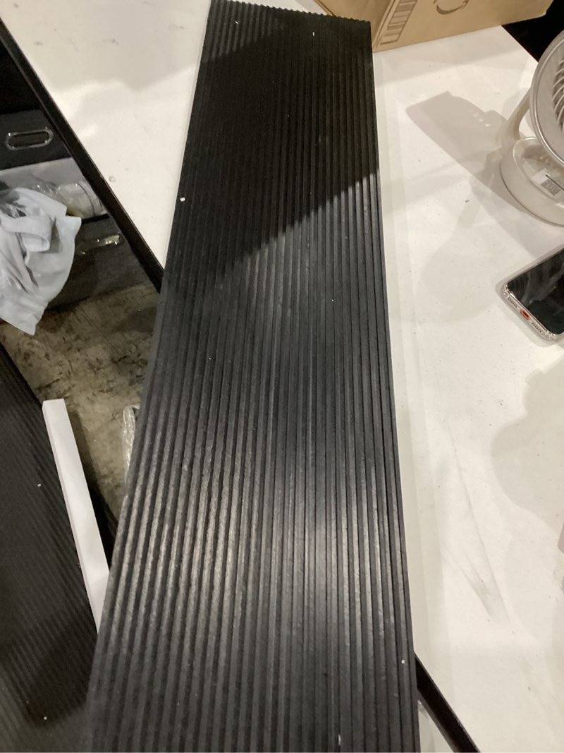 Condition photo showing Good Condition for rubber threshold to ramp, moving ramp,threshold ramp wheelchair ramp heavy duty rubber threshold ramp nonslip scooter ramp entrance kerb