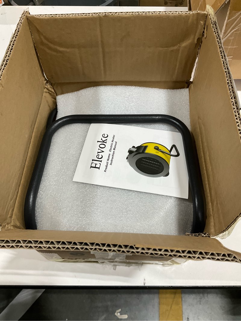 Condition photo showing Good Condition for space heaters for indoor use, 1500w ptc electric heater with 90°adjustable angle, fast safety heat, small portable heater for office home (yellow)