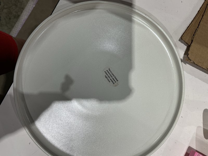 Condition photo showing Good Condition for amorarc stoneware dinner plates set of 4, 10.5 inch reactive matte glaze ceramic plates set, modern dinnerware dish set for kitchen, microwave, dishwasher safe, scratch resistant - matte white matte white 10.5 inch (4pcs)