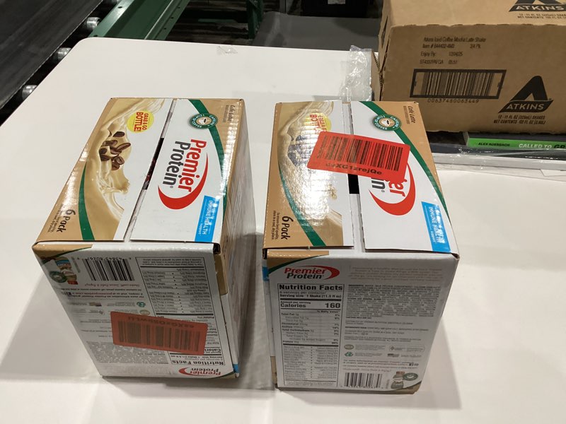 Condition photo showing New/Like New for Premier Protein Shake, Café Latte, 30g Protein, No Added Sugar, 24 Vitamins & Minerals to Support Immune Health, 11.5 fl oz, 6 Pack (Packaging May Vary) Cafe Latte 11.5 Fl Oz (Pack of 6)